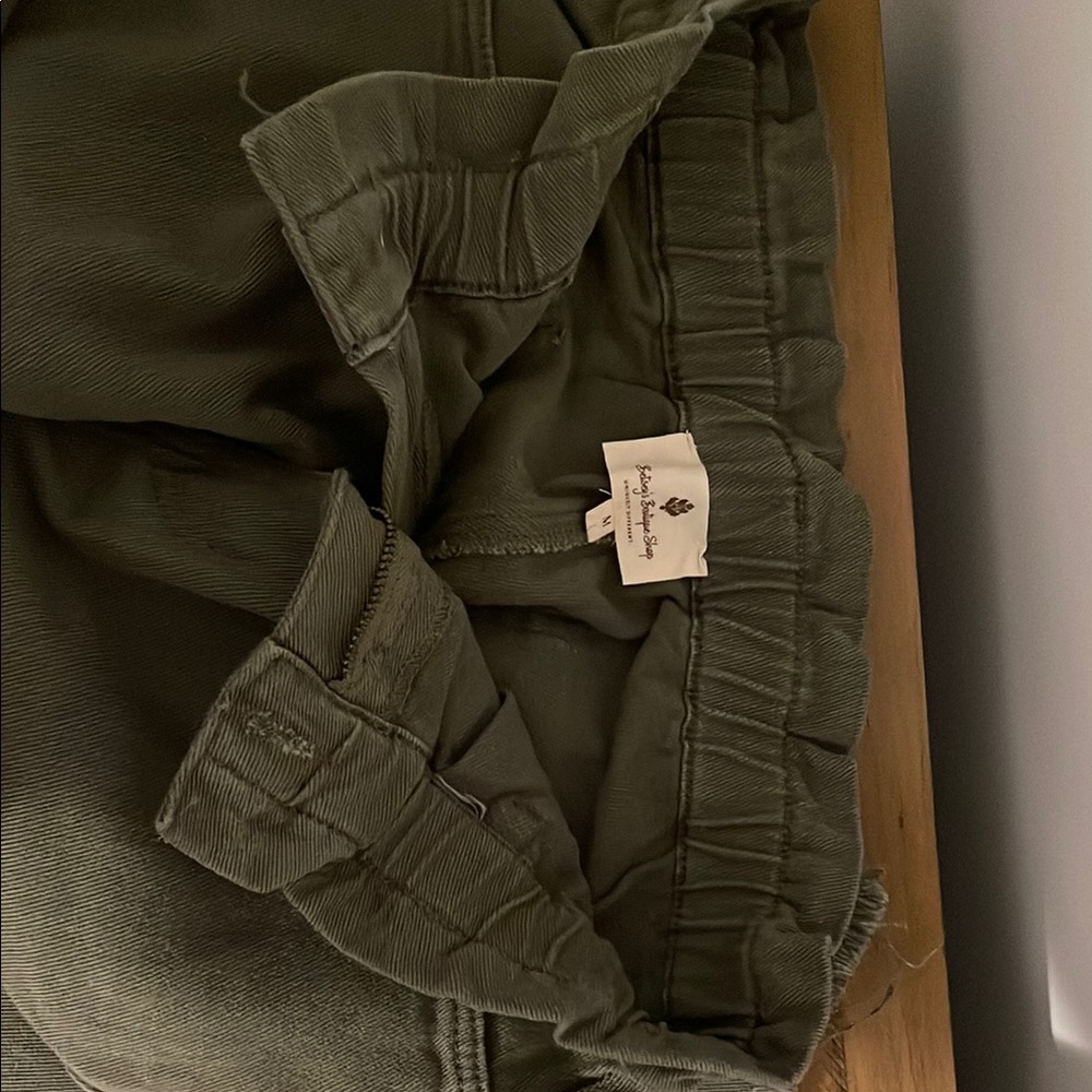 Green Drawstring Pants